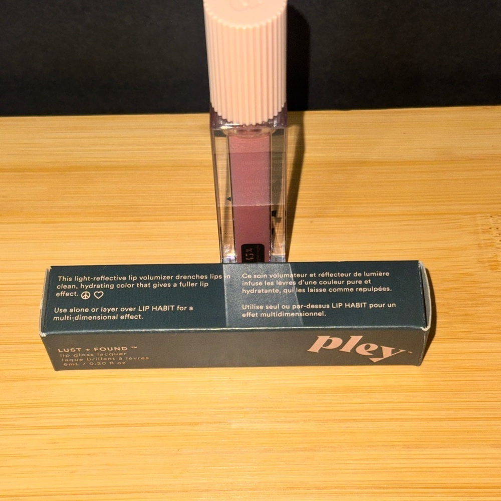 Pley Nude Rose Lip Gloss Lacquer - Ethel - Picture 3 of 4
